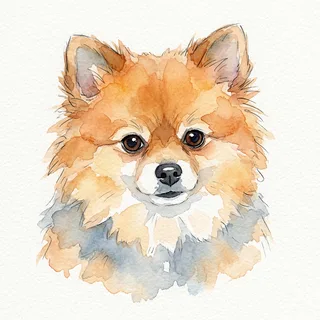 Example of the Watercolor style